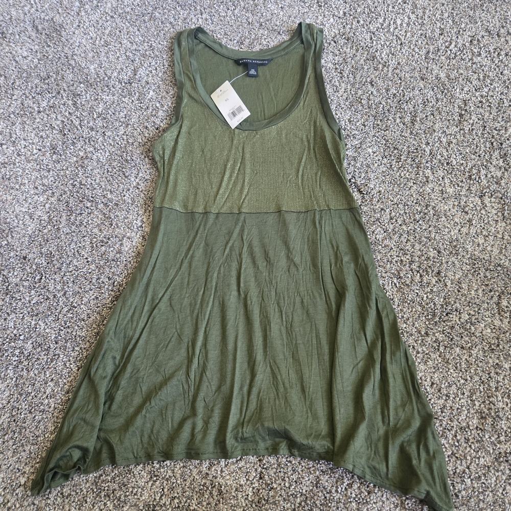 Banana Republic Olive Green Tank Top